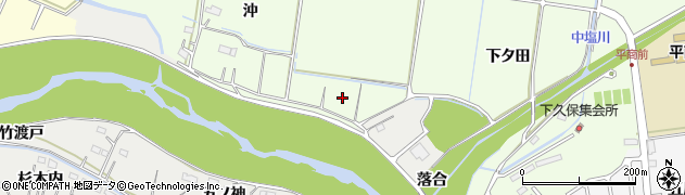 福島県いわき市平中塩（広畑）周辺の地図