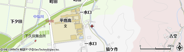 福島県いわき市平幕ノ内猿ケ作6周辺の地図