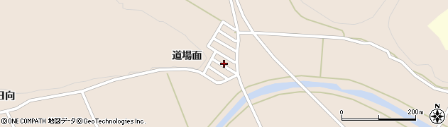 福島県白河市表郷番沢（道場面）周辺の地図