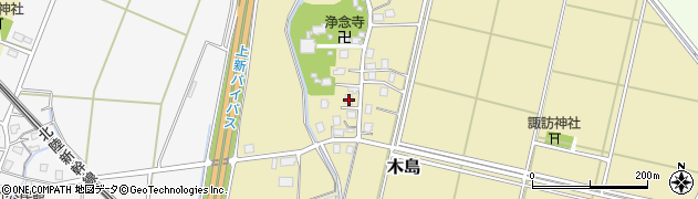 新潟県上越市木島1824周辺の地図