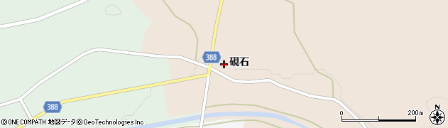福島県白河市表郷番沢（硯石）周辺の地図