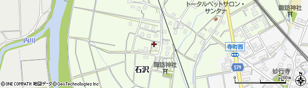 新潟県上越市石沢921周辺の地図