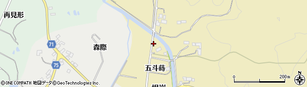 福島県石川郡浅川町中里周辺の地図