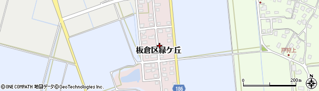 新潟県上越市板倉区緑ケ丘周辺の地図