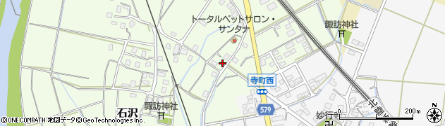 新潟県上越市石沢1100周辺の地図