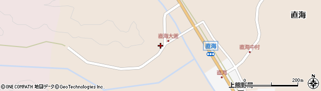 石川県志賀町（羽咋郡）直海（ル）周辺の地図