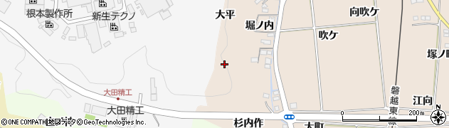 福島県いわき市好間町愛谷（堀ノ内）周辺の地図