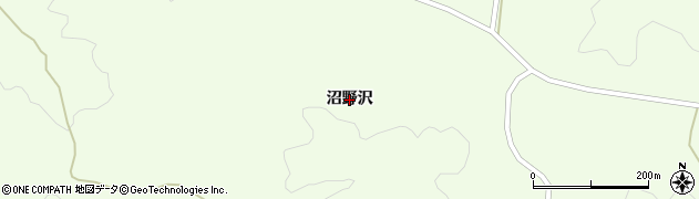 福島県鮫川村（東白川郡）西山（沼野沢）周辺の地図