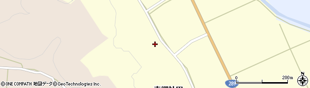 福島県白河市表郷社田周辺の地図