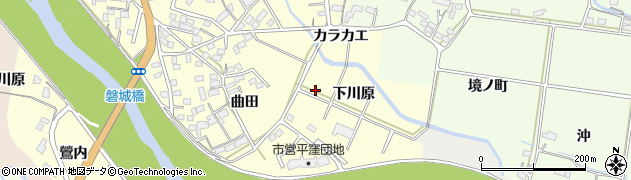 福島県いわき市平下平窪（下川原）周辺の地図