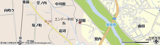 福島県いわき市好間町愛谷下川原周辺の地図