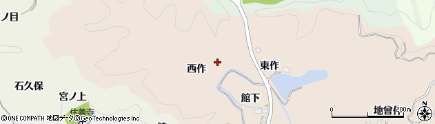 福島県いわき市平中神谷西作周辺の地図
