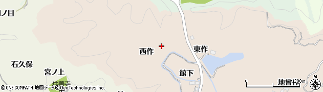 福島県いわき市平中神谷（西作）周辺の地図
