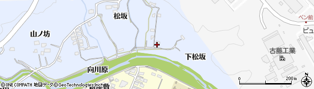 福島県いわき市好間町北好間（下松坂）周辺の地図