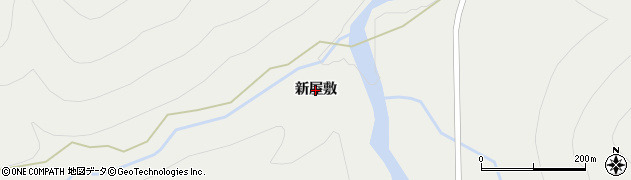 福島県南会津町（南会津郡）宮里（新屋敷）周辺の地図