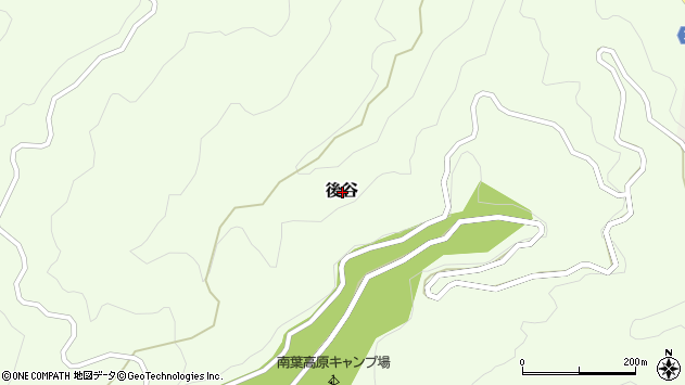 〒943-0889 新潟県上越市後谷の地図