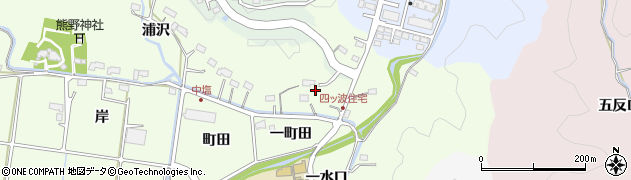 福島県いわき市平中塩草鹿周辺の地図