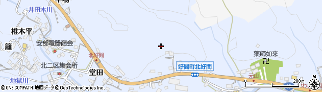 福島県いわき市好間町北好間周辺の地図