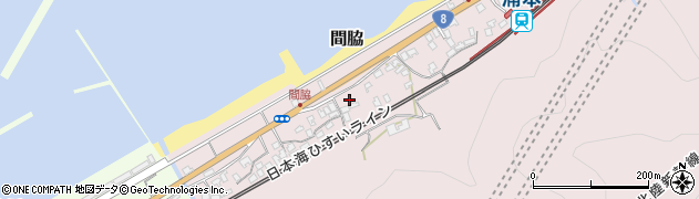 新潟県糸魚川市間脇周辺の地図