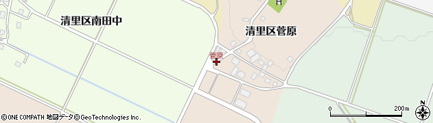 菅原周辺の地図