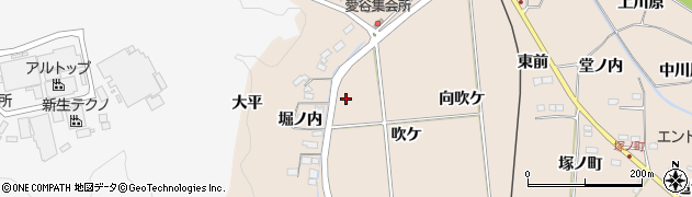 福島県いわき市好間町愛谷周辺の地図