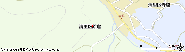新潟県上越市清里区鈴倉周辺の地図