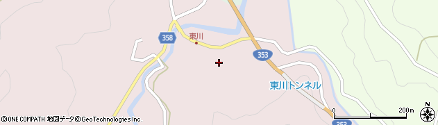 新潟県十日町市松之山東川周辺の地図