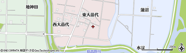 福島県いわき市平下神谷（東大苗代）周辺の地図
