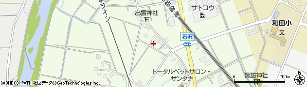 新潟県上越市石沢986周辺の地図