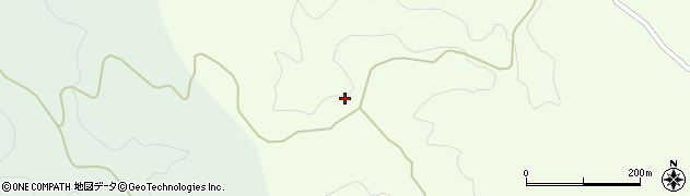 福島県鮫川村（東白川郡）西山（高岩）周辺の地図