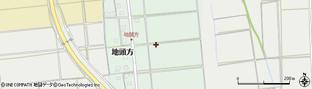 新潟県上越市地頭方周辺の地図