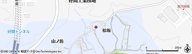 福島県いわき市好間町北好間（松坂）周辺の地図