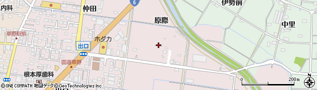 福島県いわき市平下神谷（原際）周辺の地図