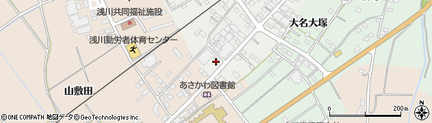 夢みなみ農業協同組合　浅川支店・農業倉庫周辺の地図