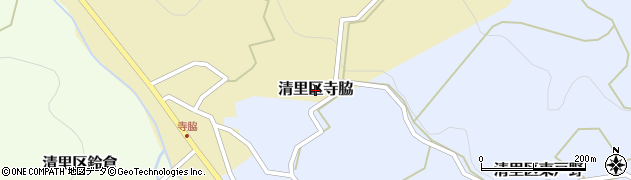 新潟県上越市清里区寺脇周辺の地図