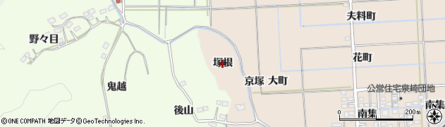 福島県いわき市平泉崎（塚根）周辺の地図