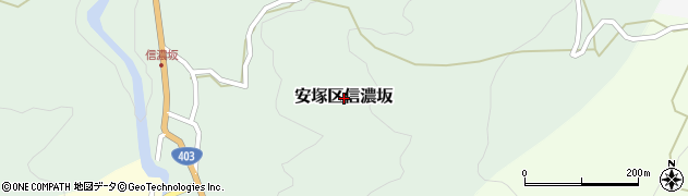 新潟県上越市安塚区信濃坂周辺の地図