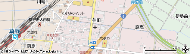 福島県いわき市平下神谷仲田55周辺の地図