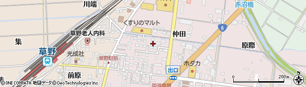 福島県いわき市平下神谷仲田50周辺の地図