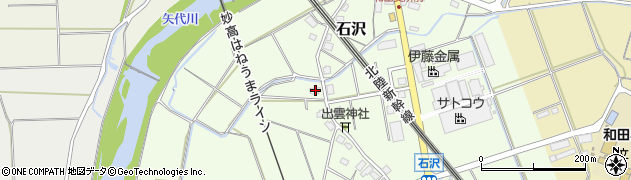 新潟県上越市石沢775周辺の地図