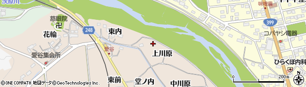 福島県いわき市好間町愛谷（上川原）周辺の地図