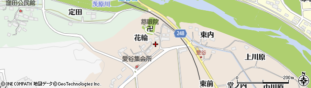 福島県いわき市好間町愛谷（花輪）周辺の地図