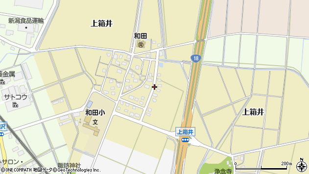 〒943-0856 新潟県上越市上箱井の地図