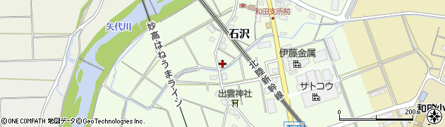新潟県上越市石沢1725周辺の地図