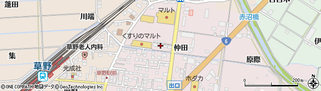 福島県いわき市平下神谷仲田76周辺の地図