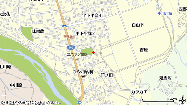 〒970-8003 福島県いわき市平下平窪の地図