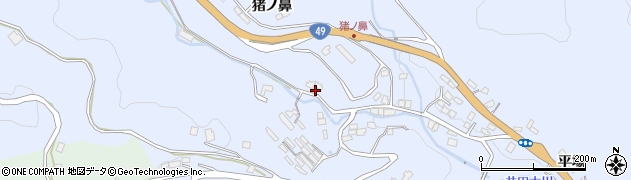 福島県いわき市好間町北好間板木沢周辺の地図