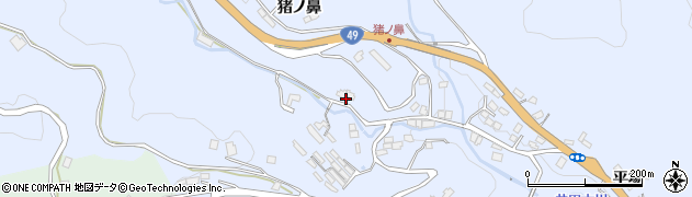 福島県いわき市好間町北好間（板木沢）周辺の地図