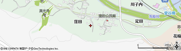 福島県いわき市平赤井窪田周辺の地図