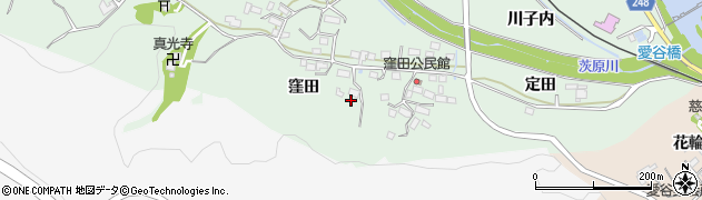 福島県いわき市平赤井（窪田）周辺の地図